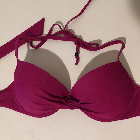 magenta bikini top